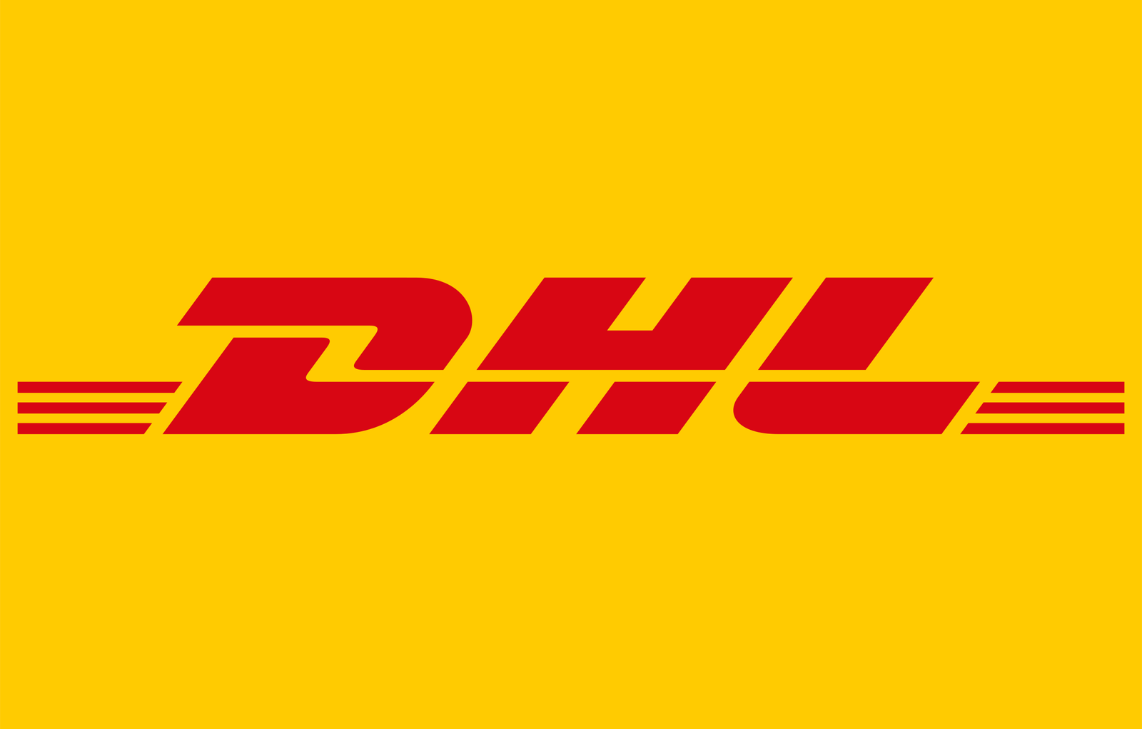 Logotipo de DHL, cliente de transporte logístico de ATI LOGISTIC